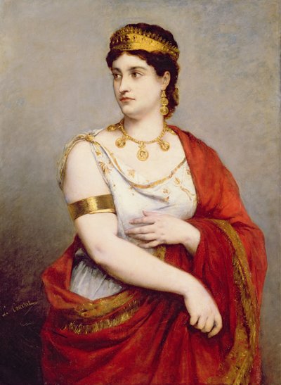 マドモアゼル・ジョージの肖像（1787-1867） 作： Louis Courtat