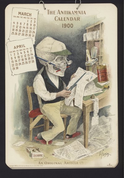 アンチカムニア・カレンダーのイラスト 作： Louis Crucius or Crusuius