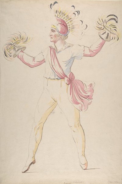 フランコーニ、トワリング・フレーミング・コーン、1768-1810。 作： Louis Ducros
