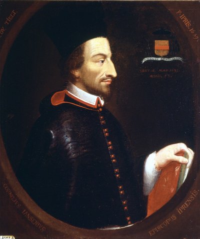 ヤンセニウスの肖像 (1585 - 1638)、F. イプリス 1659 年。 作： Louis Dutielt