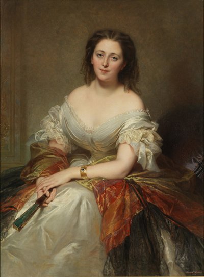 マリア伯爵夫人ワレフスカの肖像 1786-1817, 1859 作： Louis Edouard Dubufe