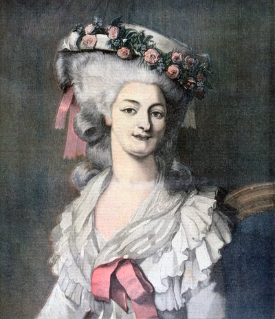 マリー・ルイーズ、ランバル王女、1892年 作： Louis Edouard Rioult