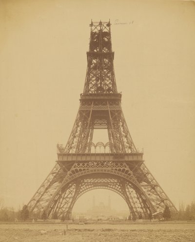 エッフェル塔の建設 作： Louis Emile Durandelle