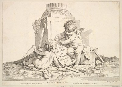 建築です。 作： Louis Felix de la Rue
