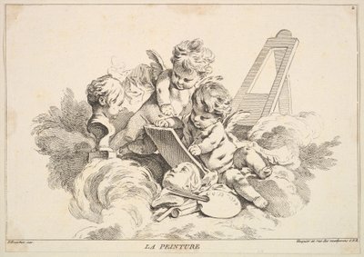 絵を描くこと。 作： Louis Felix de la Rue