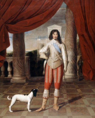 Ranskalainen Louis XIII (öljy paneelissa) 作： Louis Ferdinand (c.1612 89) Elle