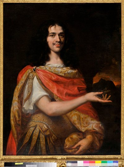 モリエール一座のコメディアンの肖像（油彩・キャンバス 作： Louis Ferdinand (c.1612 89) Elle
