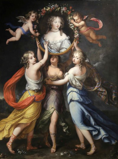Françoise-Athénachesde Rochechouart、マルケスドモンテスパン1640-1707、17世紀後半... 作： Louis Ferdinand Elle the Younger