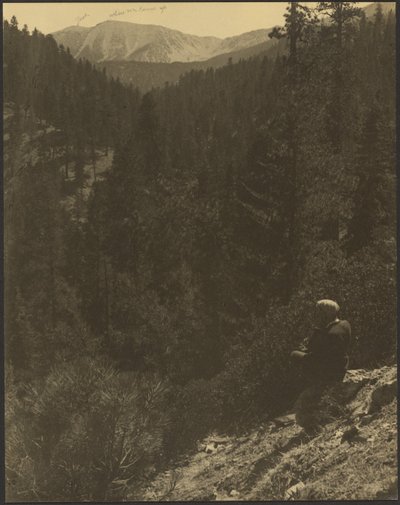 ゴルゴニオ山の遠景 作： Louis Fleckenstein