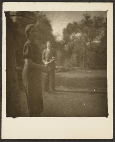 [公園の女と男］ 作： Louis Fleckenstein