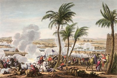 ピラミッドの戦い、エジプト、テルミドール 3、6 年 1798 年 7 月 21 日 作： Louis Francois Couche