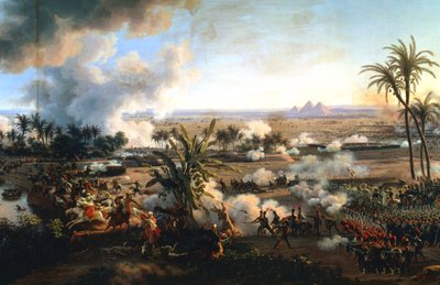 ピラミッドの戦い」 1798年7月21日 18世紀末～19世紀初頭 作： Louis Francois Lejeune