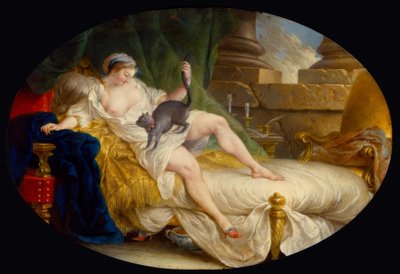 LGBlanchet、ジュリーは彼女が放棄されたことを発見- 1759 作： Louis Gabriel Blanchet
