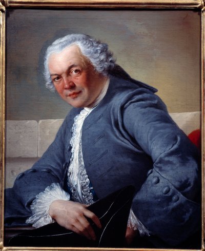 トローザン氏の肖像。ルイ・ガブリエル・ブランシェ（1701〜1772）の絵 作： Louis Gabriel Blanchet