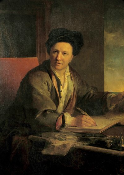 ベルナール・ル・ブイエ（ル・ボヴィエ）の肖像 フランスの作家フォンテーヌ（1657-1757）による絵画 ルイ・ガロッシュ（1670-1761）による絵画 1723年 日1.2x0.9 m 作： Louis Galloche