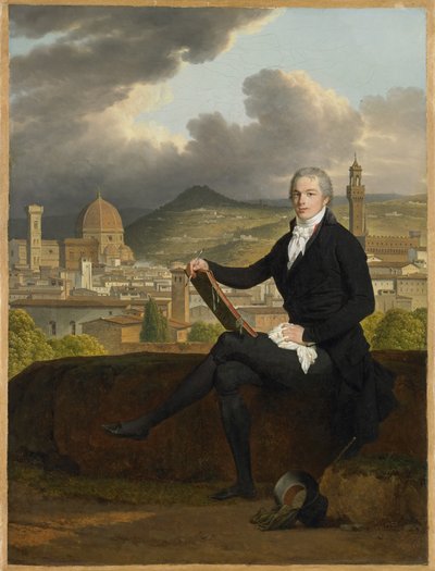 トマスペンローズ博士の肖像、1798年 作： Louis Gauffier
