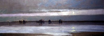 カービス・ベイから戻ってきた漁船団、1904年頃（油彩・キャンバス） 作： Louis Grier