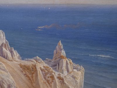 モーンス・クリントの断崖 作： Louis Gurlitt