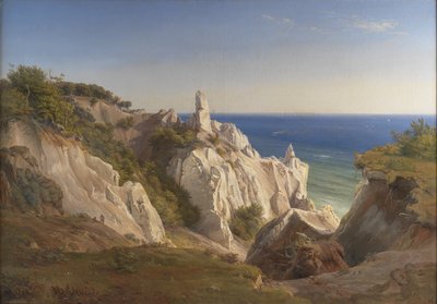 モン島の断崖 作： Louis Gurlitt