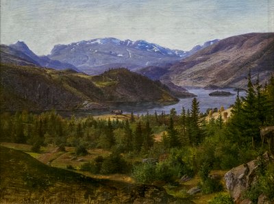スライドル・フィヨルドの眺め 作： Louis Gurlitt