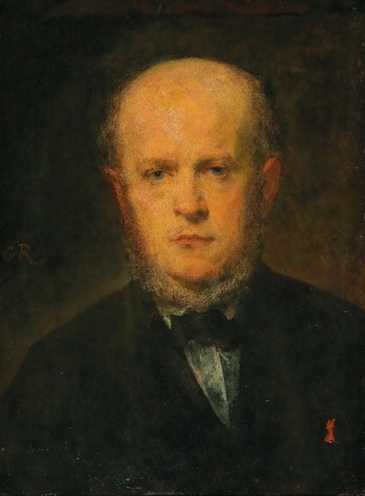アドルフ メンゼルの肖像 1815 ～ 1905 年、1867 年。 作： Louis Gustave Ricard