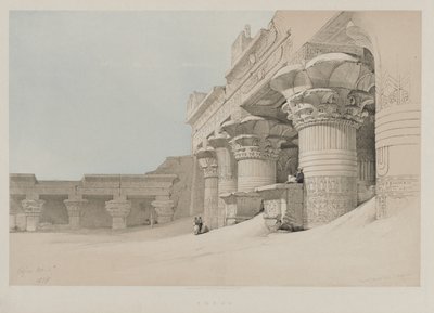 エジプトとヌビア、ボリュームII：Edfou、1846。 作： Louis Haghe