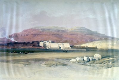 メディネ・アブ、テーベ、1832年12月8日、エジプト、19世紀 作： Louis Haghe