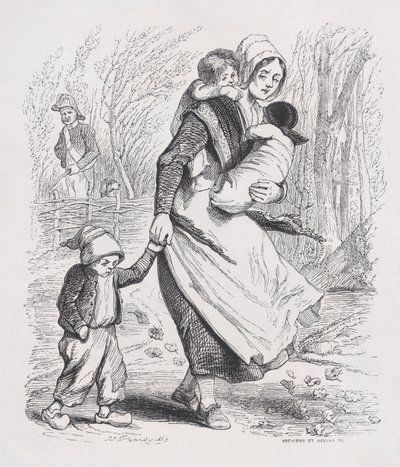 ベランジェ全集、1836年の赤毛のジャンヌ。 作： Louis Henri Brévière