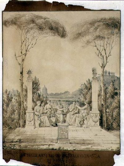 芸術への賛辞 作： Louis Hippolyte Lebas