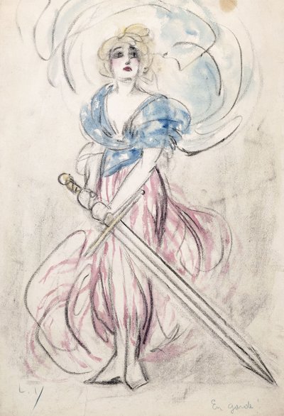 用心する！ 作： Louis Icart