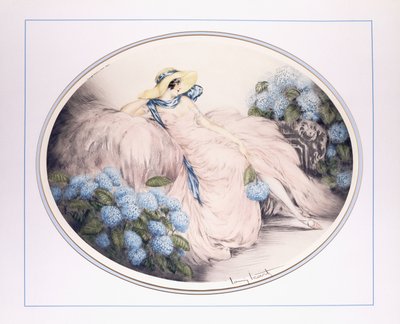 あじさい 作： Louis Icart