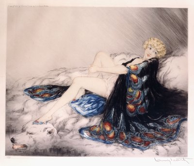 シルクローブ 作： Louis Icart