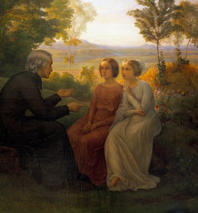魂の詩;小麦の粒。アン・フランソワ・ルイ・ジャンモによる絵画 作： Louis Janmot