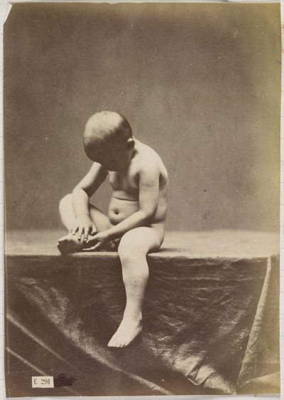 裸で座っている子供の研究 作： Louis Jean Baptiste Igout (attributed to)