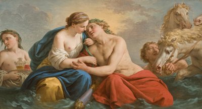 テティスの胸のアポロン 作： Louis Jean Francois I Lagrenee