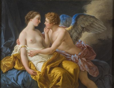 キューピッドとプシュケ、1805年以前 作： Louis Jean François Lagrenée