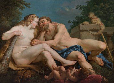 ヘラクレスとオンファレ 作： Louis Jean François Lagrenée