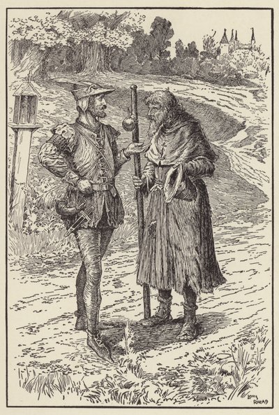 是非、あなたのアパレルを私のものに変えてください、老人 作： Louis John Rhead