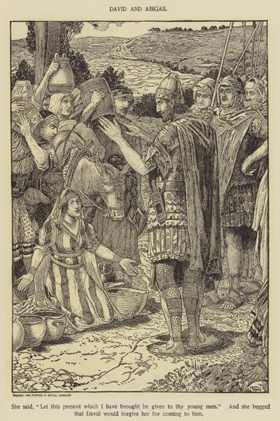 デビッドとアビゲイル 作： Louis John Rhead