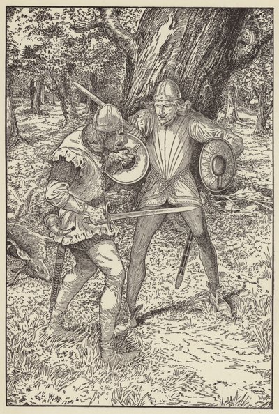 慈悲の神よ、良い仲間、ロビンよ、フェインはあなたの名前を知っているでしょう 作： Louis John Rhead