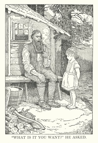 ヨハンナ・スピリ作『ハイジ』の挿絵（リトグラフ） 作： Louis John Rhead