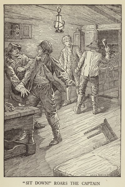 ロバート・ルイス・スティーブンソンによって誘拐されたイラスト 作： Louis John Rhead