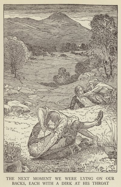 ロバート・ルイス・スティーブンソンによって誘拐されたイラスト 作： Louis John Rhead