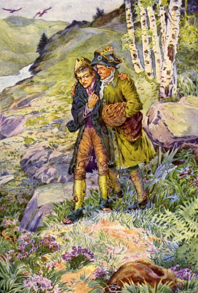 ロバート・ルイス・スティーブンソンによって誘拐されたイラスト 作： Louis John Rhead