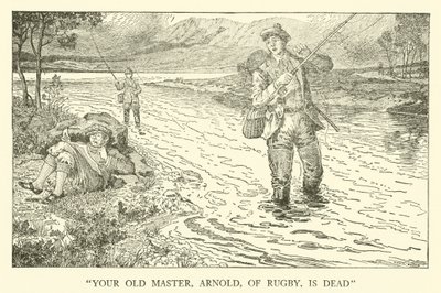 Tom Browns School-Days」のイラスト（彫刻）。 作： Louis John Rhead