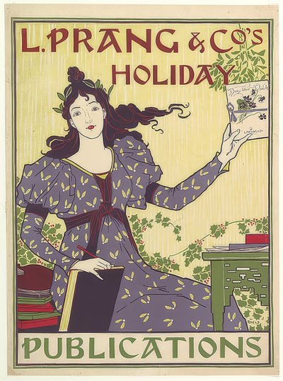 L. Prang＆Co.s：休日。 1895 作： Louis John Rhead