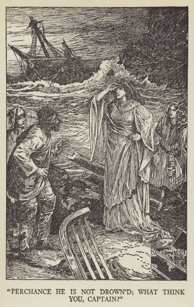彼は溺れていません。船長、どう思う？ 作： Louis John Rhead