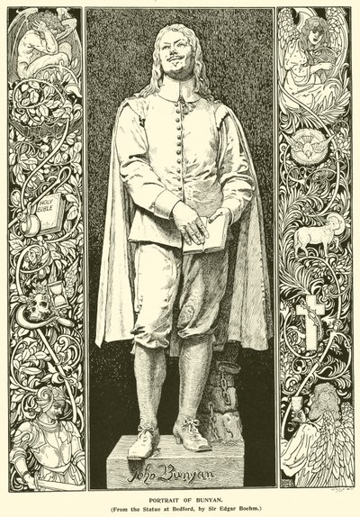 バニヤンの肖像（彫刻 作： Louis John Rhead