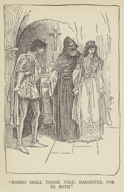 ロミオは私たち二人のためにあなた、娘、に感謝します 作： Louis John Rhead