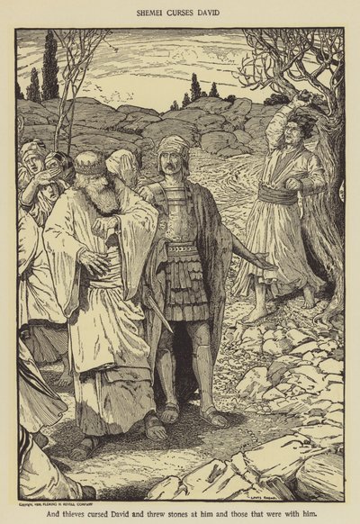 シェメイはダビデを呪います 作： Louis John Rhead